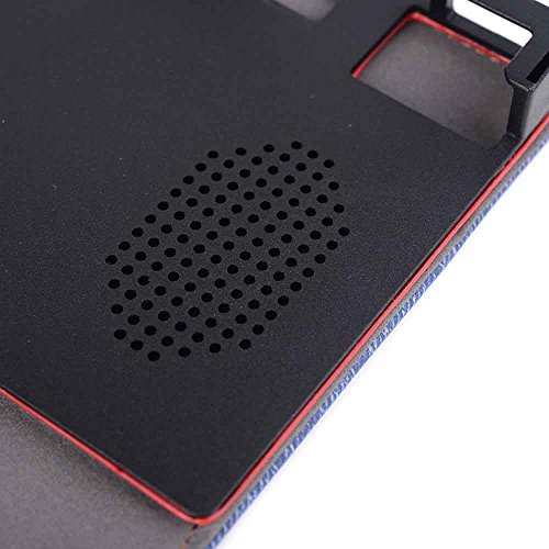 Kroo Universal Large Smartphone Folio Case with Rear Camera Slide for Phone Screen Size up to 6.3" - Blue - Thumbnail 6