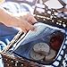 4 Person Wicker Picnic Basket | Deluxe Woven Willow Vintage Picnic Baskets |Extra-Large 22 X 15 - Porcelain Plates, Real Glass Wine Glasses, Stainless Steel Silverware, Opener - Free Cold Storage Bag