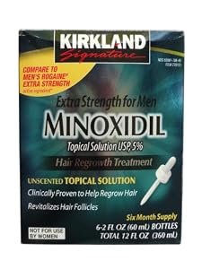 Image of Kirkland Minoxidil 5% Extra Strength Hair Regrowth for Men (12 Month supply (economy size))