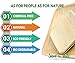 10'' Square Disposable Bamboo, Areca Palm Leaf Plates (25 Pack) + 6