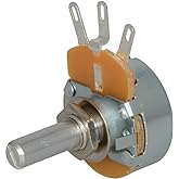 Jameco Valuepro Potentiometer Linear Taper 5W 100 Ohm Wire wound 20% Shaft, 0.235"x.67",Control Electrical Devices - 2243444