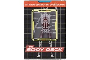Jalzdieod New Body Deck 52 Sheets Playing Cards for Teachers Students Interesting Human Anatomy Physical Examination
