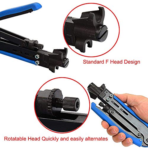 image for Fstop Labs KOTTO Coax Cable Crimper Kit, Compression Tool Coax Cable C