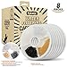 FATKITT Filters for Catit, Carbon Replacement Filter Compatible with Catit Fountain, Catit Flower Fountain, Catit Senses 2.0 water fountain, 8 Packs catit flower fountain filter