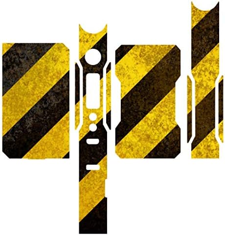 New VooPoo Drag 157w Skin Wrap Case Sticker Decal Wrap Yellow And Black