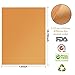 X-Chef Copper Grill Mats, Copper Sheets, BBQ Grilling Mats Nonstick for Charcoal Grill, Cooking Baking Sheets for Oven, 3 Packs, Reusable & Easy Clean, 15.75’’ x 13’’