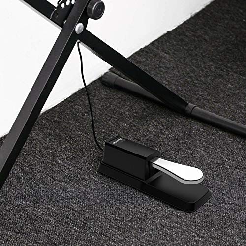 ENJOYPRO Sustain Pedal, Electronic Piano Keyboard Pedal, Universal Foot Damper Pedal with 1/4 Inch Plug