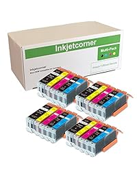 Inkjetcorner - Cartucho de tinta compatible con Pixma Series MX920 MG5620 MG6620 MG6622 MG5622 iP7220 iX6820 Paquete de 20