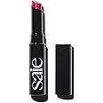 Saie Lip Blur Soft Matte Lipstick - Long Lasting Lipstick with Hydrating, Buildable Coverage - Enriched with Hyaluronic Acid + Softening Jojoba to Nourish Lips - Pop (0.07 oz)