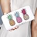 KUKOO Women’s Printed Zip Around Wallet Phone Clutch Purse Card Holder Organizer PINEAPPLE