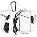 6 Pack Waterproof ID Badge Holder Case Waterproof Clear Vertical ID Card Holder with Lanyard Carabiner and Keychain