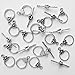 Basic Toggle Small Clasps for Jewelry Making (Silver Small Flower Toggle)