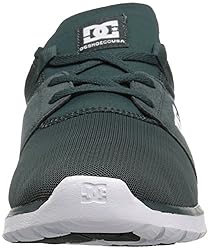 DC Men's Heathrow Skateboarding Shoe, Dark Green, 6