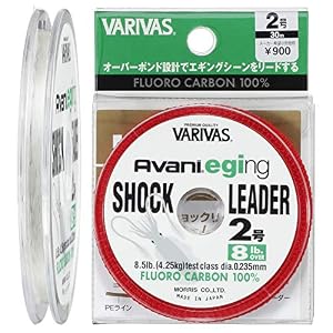 Varivas Avani Egging Fluoro Carbon 100 % Amortisseur 30 M