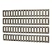 Picatinny Rail Ladder Rail Panel Cover rubbery -4 Pieces (FDE)