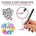 C&Berg 20 Watercolor Brush Pens Soft Flexible Tip