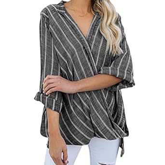 blusas de rayas para dama