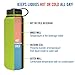 Fifty/Fifty Lime Vacuum-Insulated Stainless Steel Bottle with Wide Mouth - 40 oz. Capacity