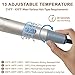 Professional Hair Straightener, 2 in 1 Straightener and Curling Flat Iron for Hair Styling, Tourmaline Ceramic Twist Straightening Irons, LCD Display Dual Voltage High Temperature 210¨H-450¨H, 1″ Goldthumb 4