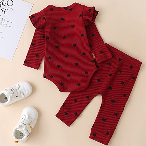 Infant Baby Girl Clothes Outfits,Fall Winter Romper Christmas Clothing