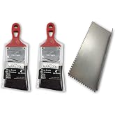Stone Coat Countertops Epoxy Toolkit for Epoxy Resin for Resin Project | Includes 2 Inch Chop Brushes and Square Notch Trowel, Ideal for DIY Renovations in Kitchens, Bathrooms, Woodworking
