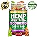 Hemp Gummies for Pain and Anxiety 50000mg Organic Omega 3, 6 & 9 All Natural Stress Relief Premium Extract Sleep Made in USA Mood & Immunity Support