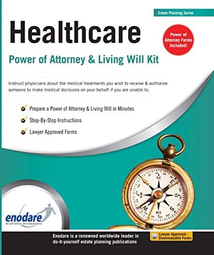 Healthcare Power of Attorney & Living Will Kit Paperback – January 24, 2011