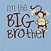Monkey I'm the Big Brother & I'm the Little Brother, Includes Size 2 and 0-3 mo