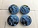 Gosweet 4X Brand NEW Four Pcs Set For Dodge Black Wheel Center Hub Caps 2.5