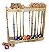 Amish-Made Deluxe Wooden Croquet Game Set, 8 Player (32