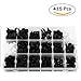 VGEBY 415 Pcs Push Retainer Set Automotive Bumper Fastener Clips Retainer Clips Trim Panel Push Pin Retainers Clips Replaces Set Automotive Exterior Accessories Plasclips
