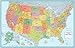 32x50 Rand McNally United States USA Signature Push-Pin Travel Wall Map Foam Board Mounted or Framed (Mounted)