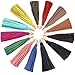 J&S Leather Tassel Charm for Women's Handbag Accessories 16 Colors