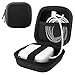 MoKo Power Adapter Case Bag, [Anti-scratch] Accessories Organizer Storage Carrying Bag Compatible with Apple MacBook Power Adapter, Surface 3 Power Charge, Magic Mouse, Earphones, USB and Cable, Black