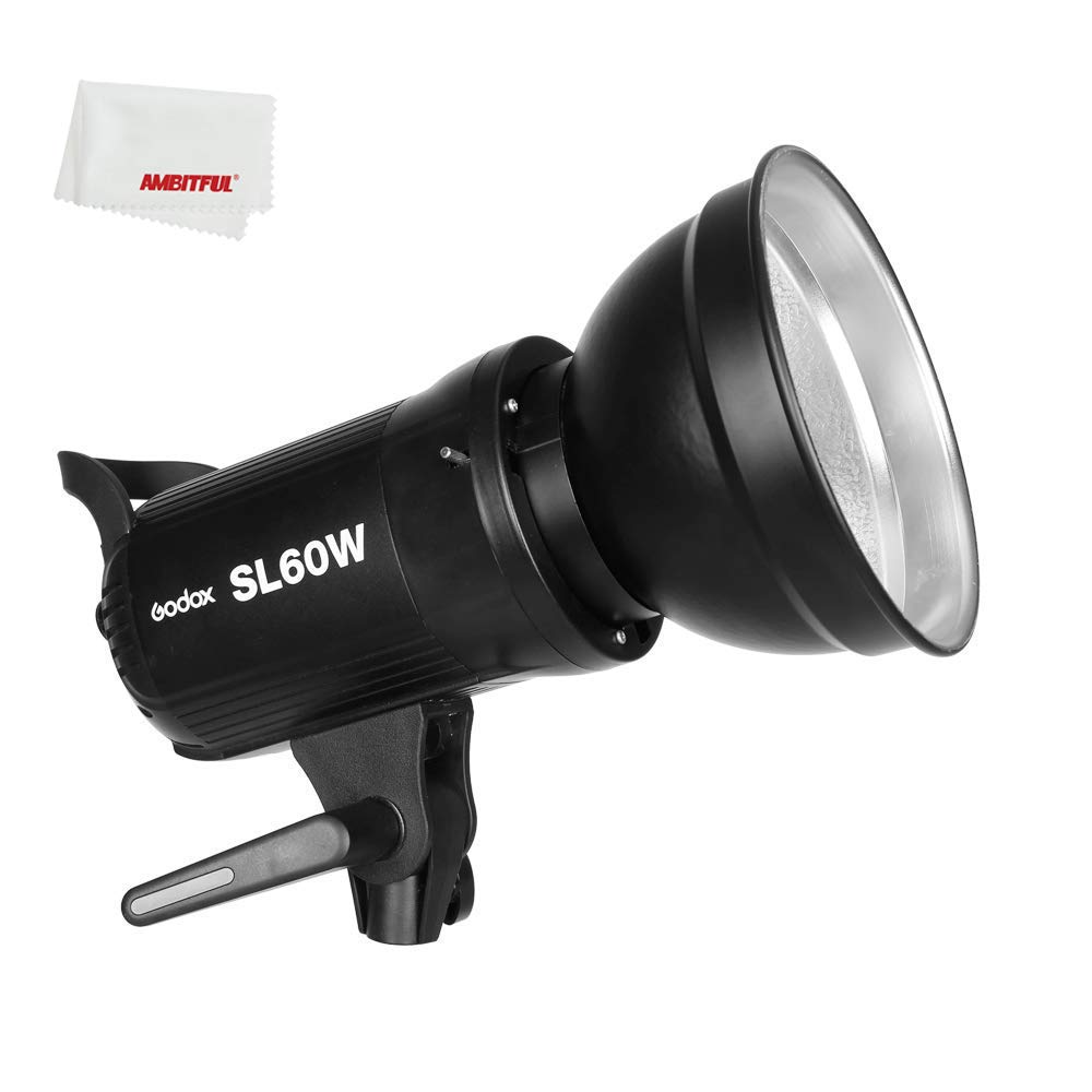 Godox SL60W SL-60W 60WS Bowens Mount CRI 95+ LED Video Light SL60W White 5600K Version with RC-A5 Remote Control