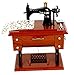X-group Vintage Mini Sewing Machine Style Plastic Music Box Table Desk Decoration Toy Gift for Kid Children