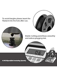 Filamento de impresora 3D PLA+, 0.069 in PLA+ Filamento 2.2 lbs Spool, precisión dimensional +   0.001 in, Enotepad PLA+ Filamento para la mayoría de impresoras 3D