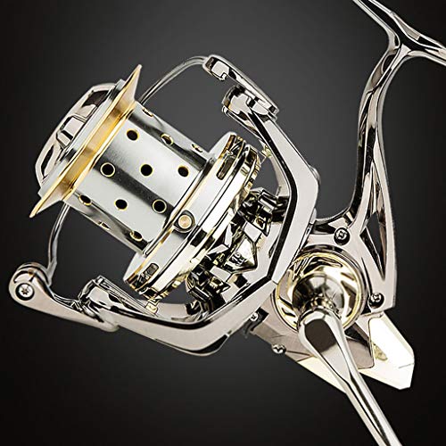 Moulinets Pêche Bord De Mer Moulinets De Pêche Spinning 15 Roulement À Billes Système De Remorquage Scellé Complet…