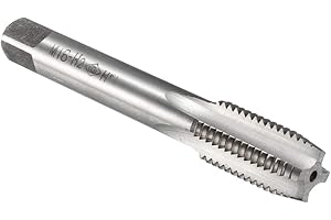 uxcell Metric Machine Tap M16 x 2.0mm H2 High Speed Steel 4 Straight Flutes Screw Tapping Threading Machinist Repair DIY Tool