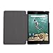 Kusen Google Nexus 9 Tablet Case with Shock Absorption Ultra-Thin PU Leather Triple Folding Performance for Google Nexus 8.9 inch Tablet (Black)