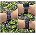 Greaciary Glitter Watch Bands Women/Girl Compatible for Fitbit Versa,Sparkly Replacement Straps Bracelet Luxury Elegant Compatible for Smartwatch Versa -Black