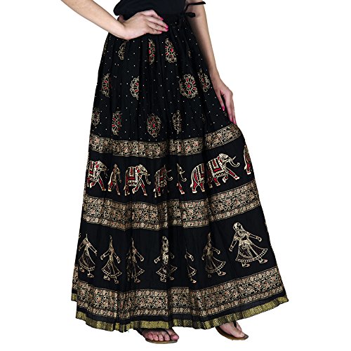 printed long skirts