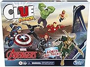 Hasbro Gaming Clue Junior: Marvel Avengers Edition Board Game for Kids Ages 5+, Loki's Big Trick, Classic 