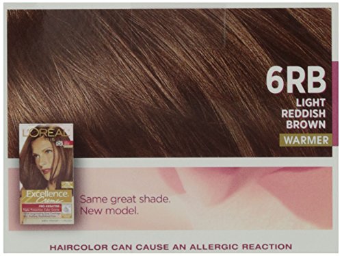 L Oreal Excellence Creme Triple Protection Hair Color Light Reddish Brown Warmer 6rb 1 Each Amazon Com Grocery Gourmet Food