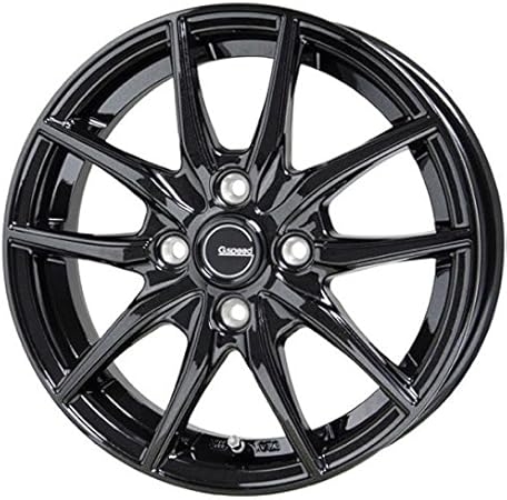 Amazon タイヤ ホイールset 4本セット 軽量モデル G Speed G 02 メタリック ブラック 14インチ 軽自動車用 4 5j 45 Dunlop Enasave Ec2l 155 65r14 ムーブ タント ワゴンr N Box N One ジースピード ホットスタッフ ダンロップ
