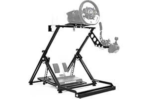 Dardoo X Frame Racing Wheel Stand Foldable Fit for Logitech G25 G27 G29 G920, for Thrustmaster T300RS GT Adjustable Racing Si
