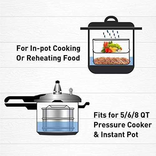 image for Wildone Stackable Steamer Insert Pans with Sling Handle - Premium Stai