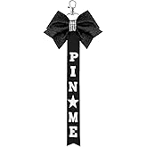 Borhmty Pin Me Cheer Bows Ribbon Keychain for Cheerleaders Cheerleading Gift for Toddler Girl Pin Keychain with Bow