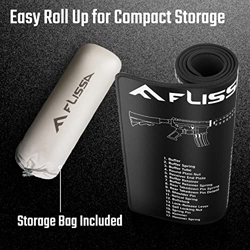 FLISSA Gun Cleaning Mat, Non-Slip Double Thickness Gun Mat, 12\