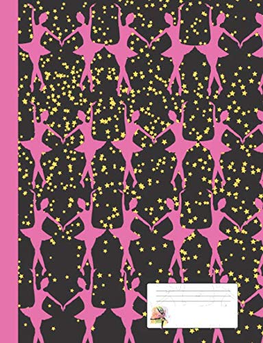 Ballerina Notebook: Bring your handwriting skills to new levels with this unique design 120 pages 7.44 x 9.69 inch journal, notepad, passwords, doodle, diary (Ballerina Notebook Journals)
